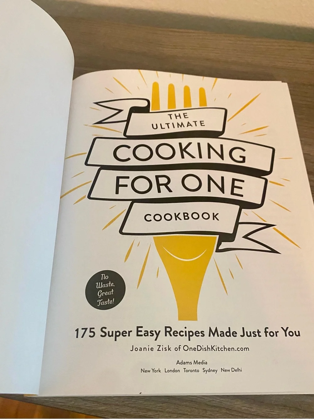 Baking For One & Cooking for One cookbook bundle
